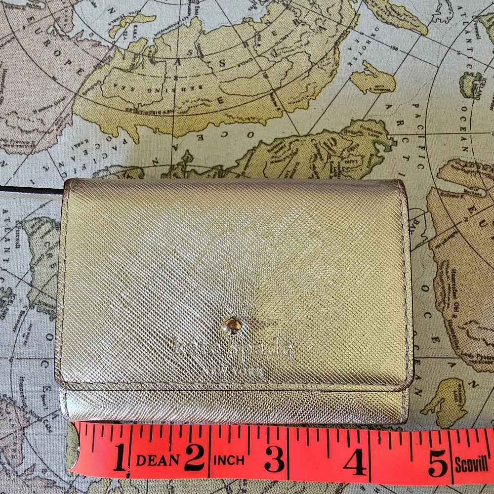Kate Spade ♠️‎ little golden wallet